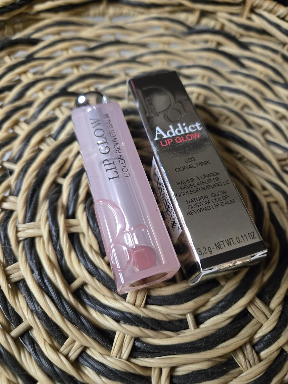 Dior Addict Lip Glow — Coral Pink 033 Hydrating Balm NWOB